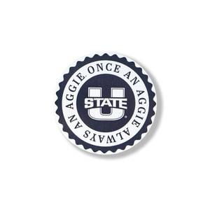 STICKER ONCE AN AGGIE ALWAYS AN AGGIE STAMP 2